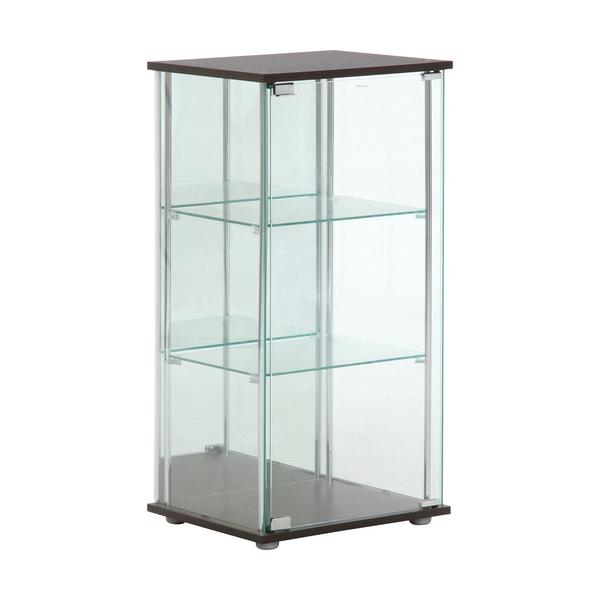 他サイト： 不二貿易 ガラスコレクションケース3段 BR 96048の商品画像