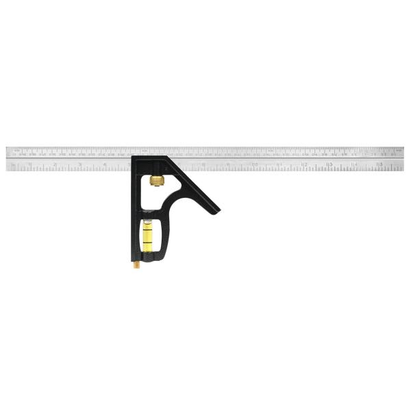 Johnson Level420EMEnglish And Metric Combination Square-16" METRIC COMBO SQUARE (並行輸入品)