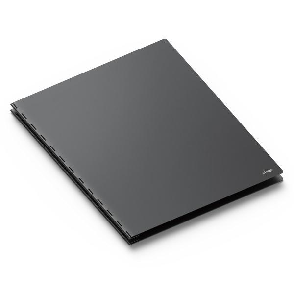elago〓 Aluminum Portfolio [Black]-[Letter/A4 Size][20 Sheet/40Page][Expandable] - for Professional Artists