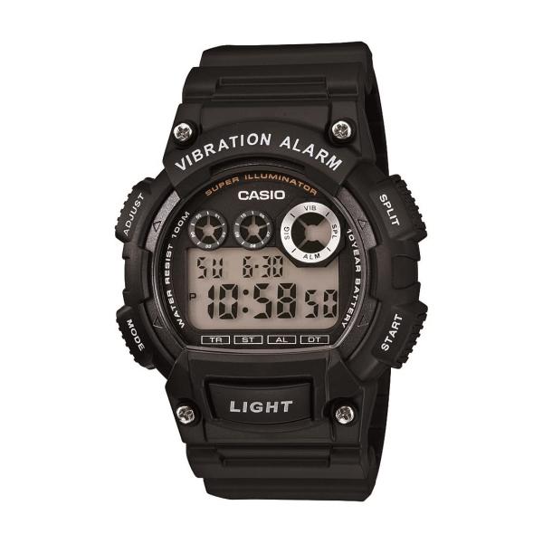 Casio W-735H Series | Digital Watch | Vibration Alert | Super Illuminator LED | 10-Year Battery | 100M Water Resistant | Stopwatch | Dual Time