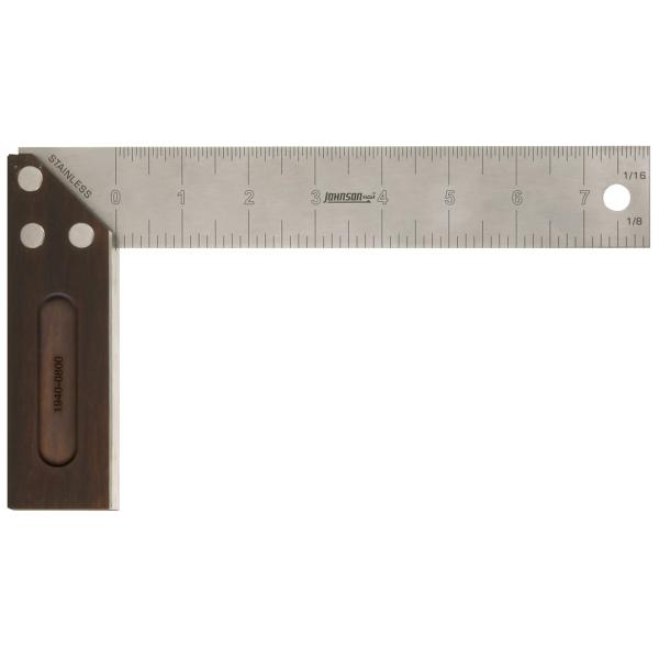 Johnson Level ＆ Tool 1940-0800 Bamboo Try Square by Johnson Level ＆ Tool