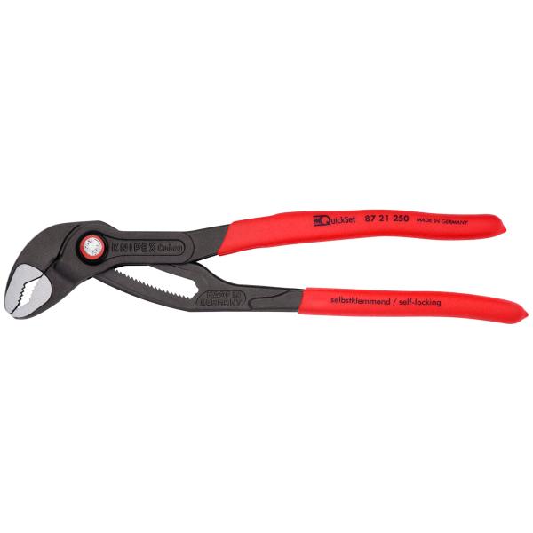 Knipex Tools 87 21 250 SBAコブラクイックセットウォーターポンププライヤー