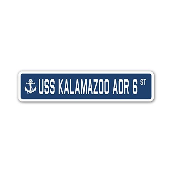 USS Kalamazoo AOR 6 Street Sign us Navy Ship Veteran Sailor Gift