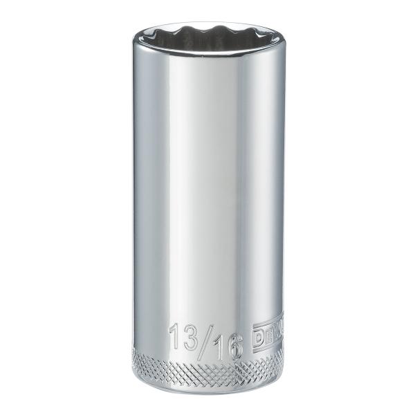 DEWALT DWMT74141OSP 12 Point 3/8" Drive Deep Socket 13/16" SAE