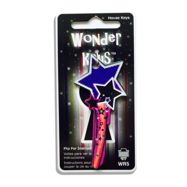 Shooting Stars Shaped Wonder Key Compatible with Weiser WR5