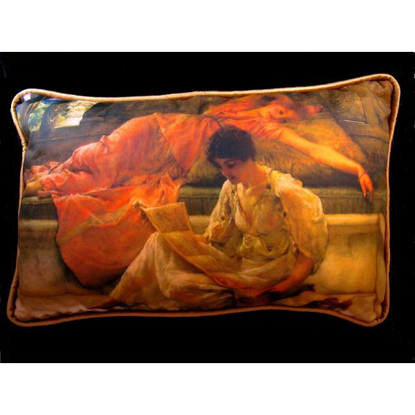 Two Women Reposed Decorative Lumbar Pillow
