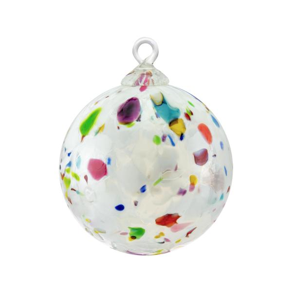 Totally Blown Glassworks Ornament, Handmade Blown Glass, Hanging Tree Holiday D〓cor, Sun Catcher, Witches Ball, Gazing Orb, Friendship Keepsake, Wind