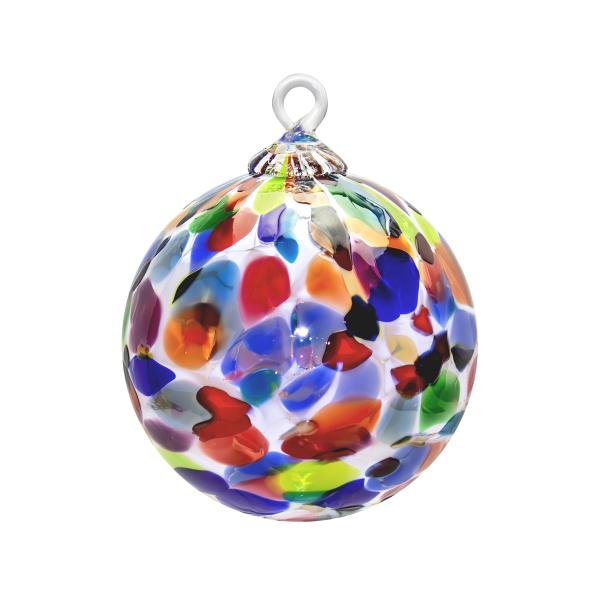 Totally Blown Glassworks Ornament, Handmade Blown Glass, Hanging Tree Holiday D〓cor, Sun Catcher, Witches Ball, Gazing Orb, Friendship Keepsake, Wind