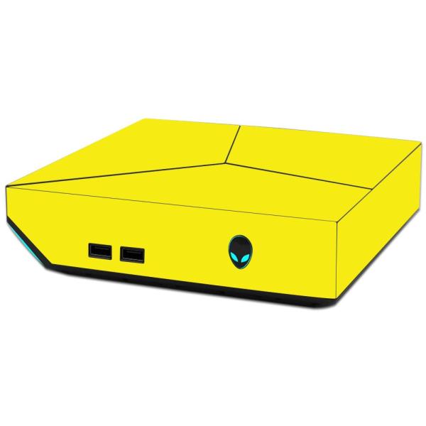 MightySkins Alienware Steam Machine用スキンシール ソリッドイエロー 着脱簡単 傷・汚れ防止 ビニールデカール