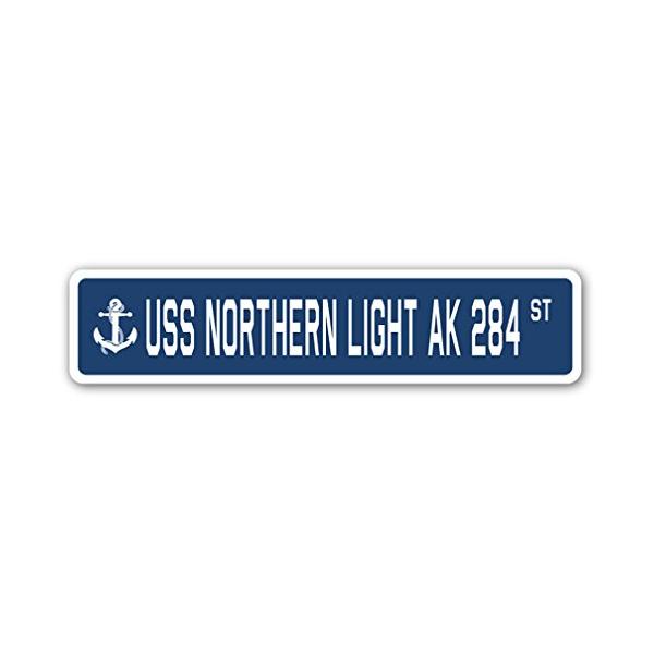 USS Northern Light AK 284 Street Sign us Navy Ship Veteran Sailor Gift
