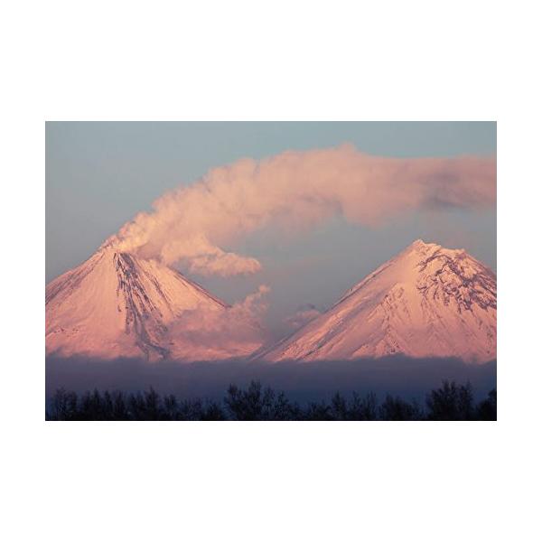 Eruption of Kliuchevskoi Volcano Kamchatka Russia Poster Print by Richard RoscoeStocktrek Images (17 x 11)