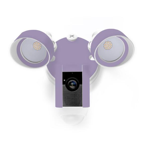 MightySkins スキンデカールラップ リングステッカーと互換 保護カバー 100のカラーオプション, Ring Floodlight Cam, RIFLCA-Solid Lavender