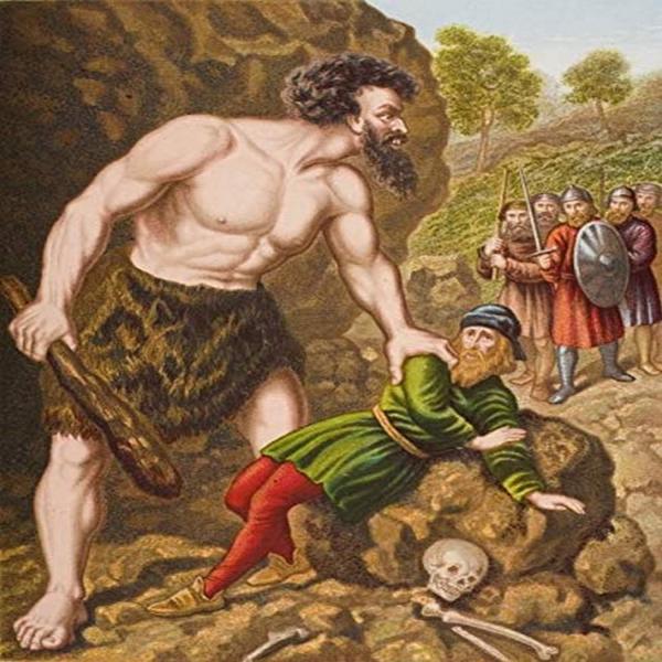 Great-Heart And His Companions Attack Giant Slay-Good From The Book The Pilgrims Progress By John Bunyan From Late 19Th Century Edition Poster Print (