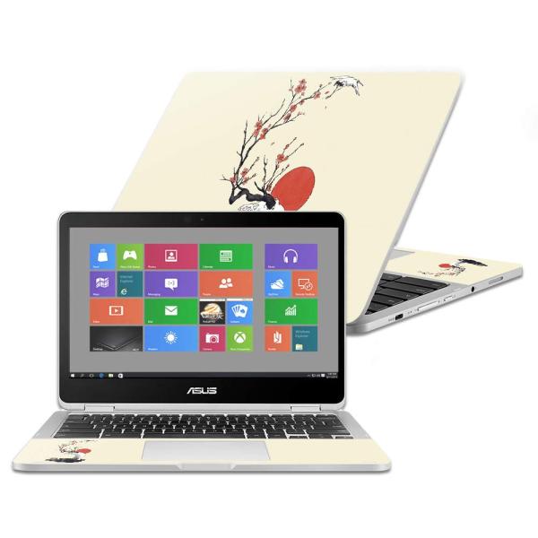 MightySkins ビニールスキン Asus Chromebook Flip C302CA 12.5インチ(2016)対応 Accident パソコンバッグ