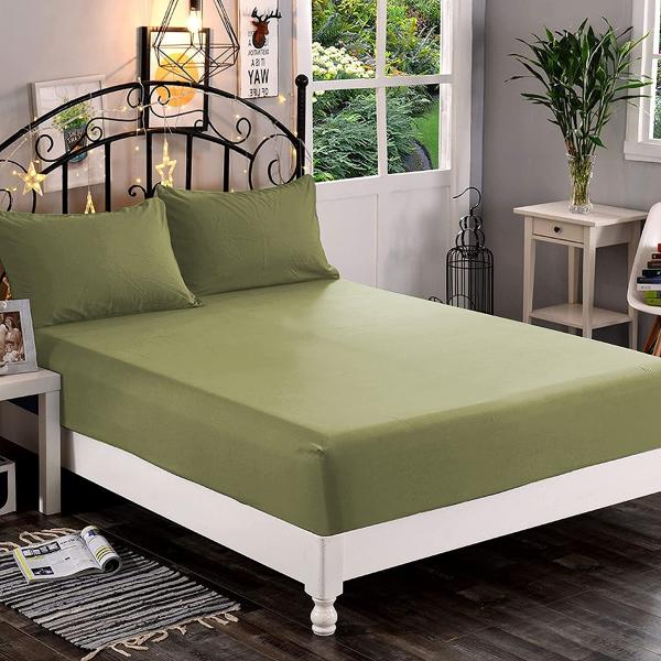 Elegant Comfort Premium Hotel 1-Piece, Luxury ＆ Softest 1500 Thread Count Egyptian Quality Bedding Fitted Sheet Deep Pocket up to 16inch, Wrinkle and