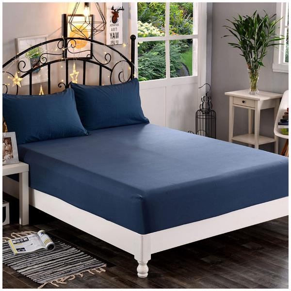 Elegant Comfort 1500 Premium Hotel Quality 1-Piece Fitted Sheet, Softest Quality Microfiber - Deep Pocket up to 16 inch, Wrinkle and Fade Resistant, K
