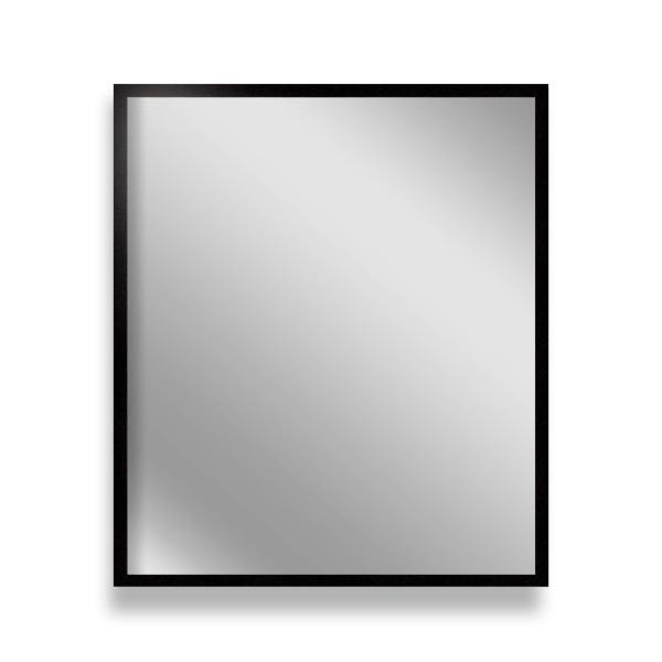 ArtToFrames Acrylic Safety Mirror and Frame. 10x20 Mirror - Black Frame - Finish Size 11x21 - Shatter Resistant. Made in The USA
