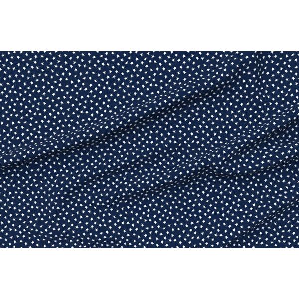 Spoonflower Fabric - Stars Navy Blue White Patriotic Kids Night Sky Nursery America Decor Printed on Petal Signature Cotton Fabric by The Yard - Sewin