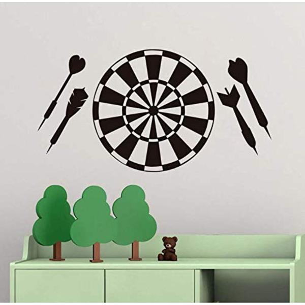 Children Room Decorative Removable Dart Sport Game Hollow Out Dartboard Home Club Restaurant Wallpaper Wall Decals Decor Vinyl Sticker IR8589