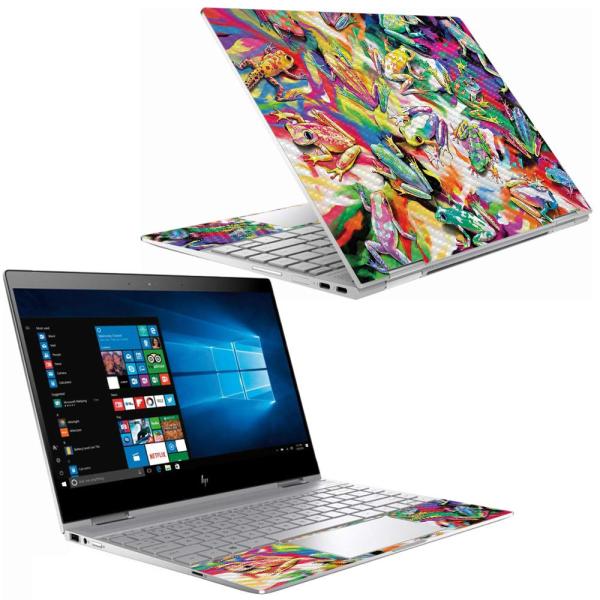 MightySkins Carbon Fiber Skin for HP Spectre X360 13" (2018) - Wet Paint | Protective, Durable Textured Carbon Fiber Finish | Easy to Apply, Remove, a
