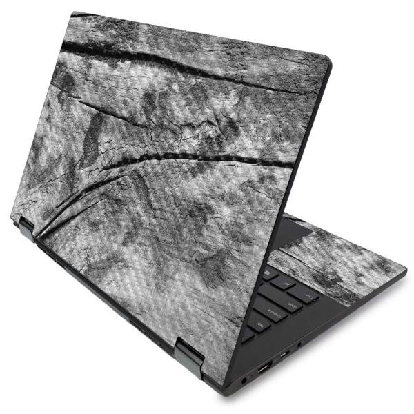 MightySkins Carbon Fiber Skin for Lenovo Flex 14" (2019 No Fingerprint Scanner) - Dead Wood | Protective, Durable Textured Carbon Fiber Finish | Easy