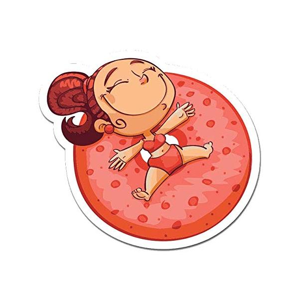MightySkins Donut Love 36" Peel and Stick Wall Art Removable Cute Stylish Funny Cartoon Dorm Room Decor Sticker Vinyl Wall Decals