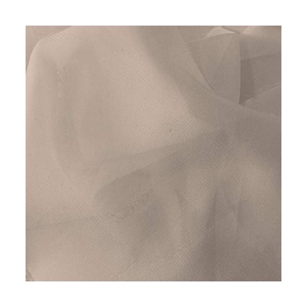 60" Wide Chiffon Fabric 100% Polyester - Perfect for Wedding Dresses, Elegant Gowns, DIY Decoration, Drapery - Champagne, 1 Yard