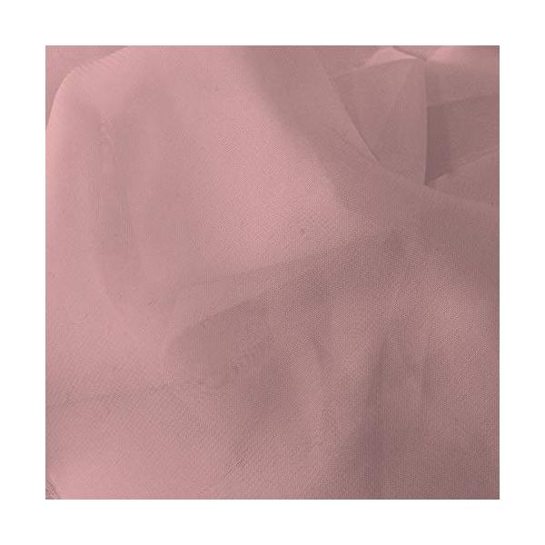 60" Wide Chiffon Fabric 100% Polyester - Perfect for Wedding Dresses, Elegant Gowns, DIY Decoration, Drapery - BLUSHPINK, 1 Yard