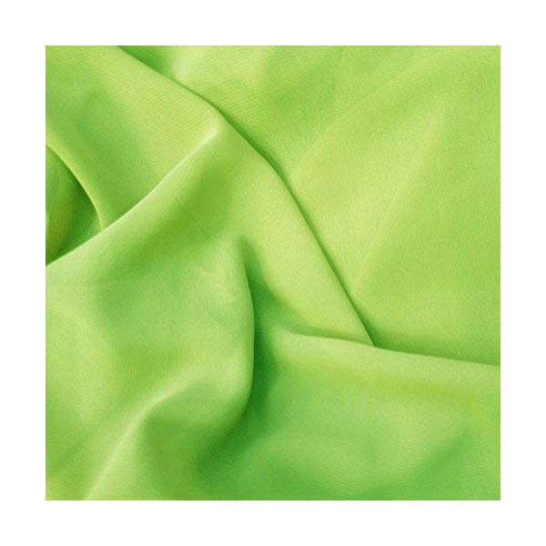 60" Wide Chiffon Fabric 100% Polyester - Perfect for Wedding Dresses, Elegant Gowns, DIY Decoration, Drapery - Lime, 1 Yard