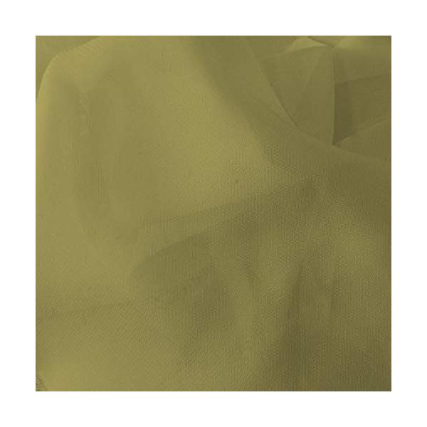 60" Wide Chiffon Fabric 100% Polyester - Perfect for Wedding Dresses, Elegant Gowns, DIY Decoration, Drapery - Khaki, 1 Yard