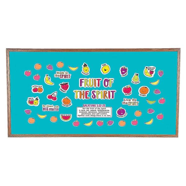 Fun Express Fruit of The Spirit 掲示板セット - 教育 - 53ピース