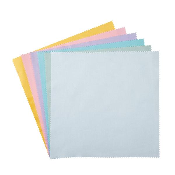 Connecting Threads Color Wheel 40 pcs 10 inch x 10 inch Precut Fabric Squares Quilting 100% Cotton Fabric Bundle (Soft Rainbow)
