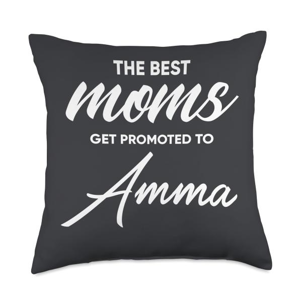 Amma Gift: The Best Moms Get Promoted To Throw Pillow