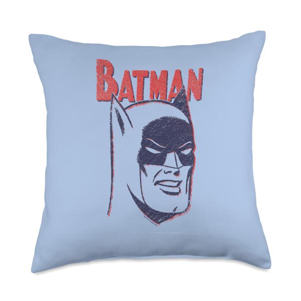 Batman Crayon Man Throw Pillow