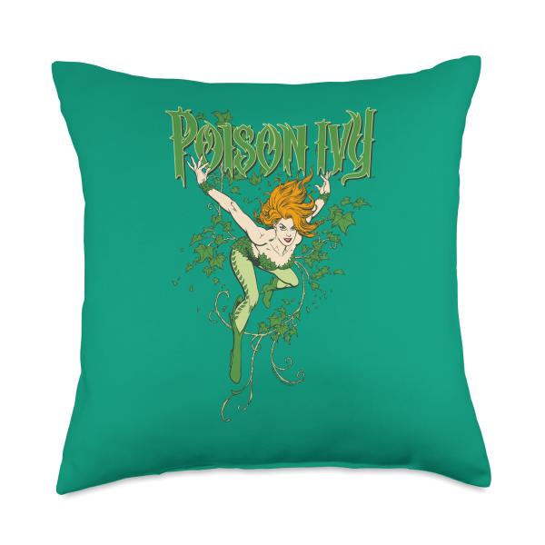 Batman Poison Ivy Throw Pillow