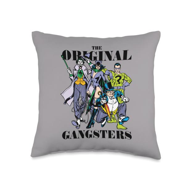 Batman Original Gangsters Group Throw Pillow