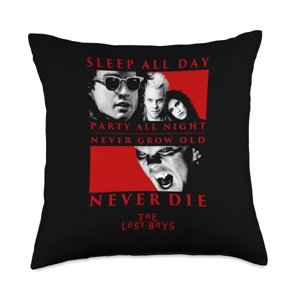 The Lost Boys Never Die Throw Pillow
