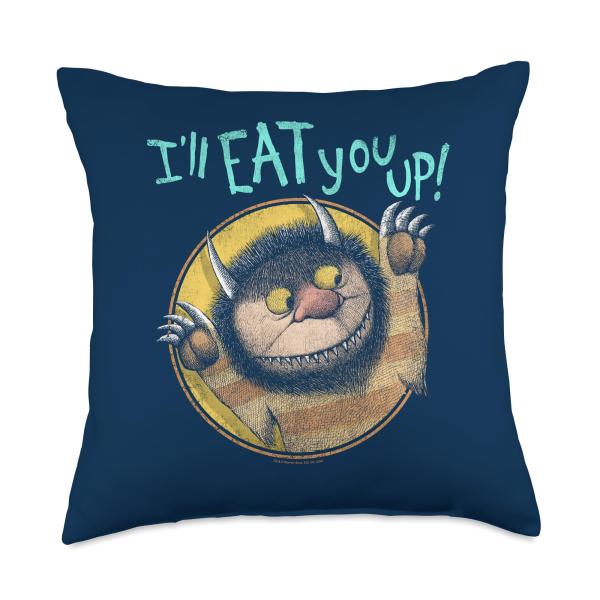 Where the Wild Things Are Eat Throw Pillow