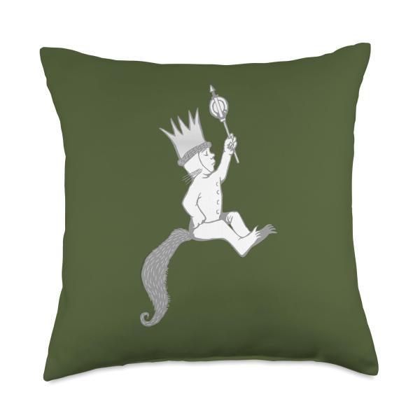 Where The Wild Things are King Max Throw Pillow