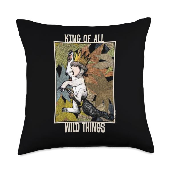 Where the Wild Things Are King of All Throw Pillow