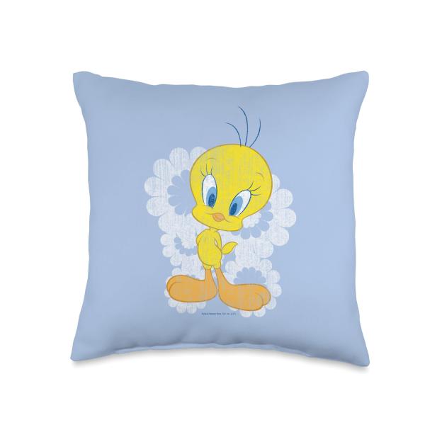 Looney Tunes Retro Tweety Throw Pillow
