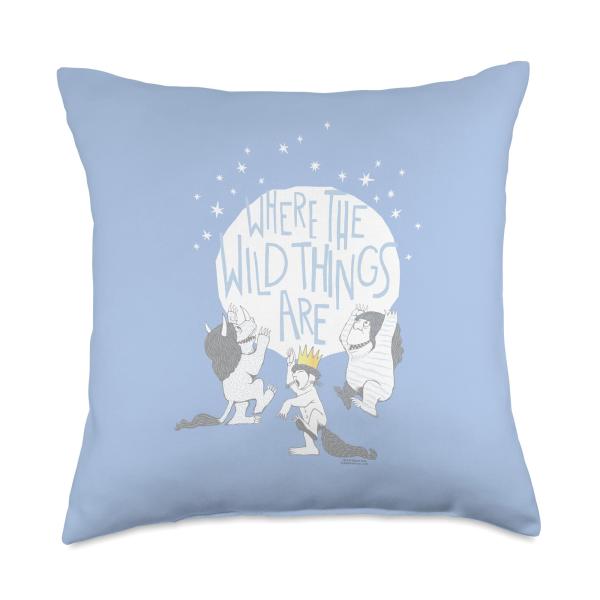 Where the Wild Things Are Wild Things Throw Pillow