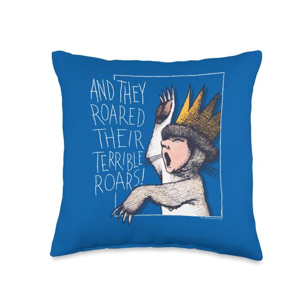 Where the Wild Things Are Roar Throw Pillow