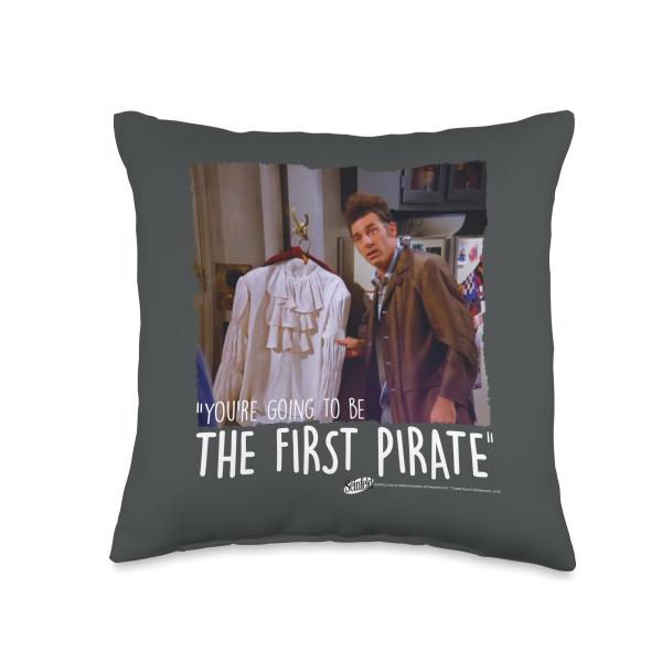 Seinfeld The First Pirate Throw Pillow