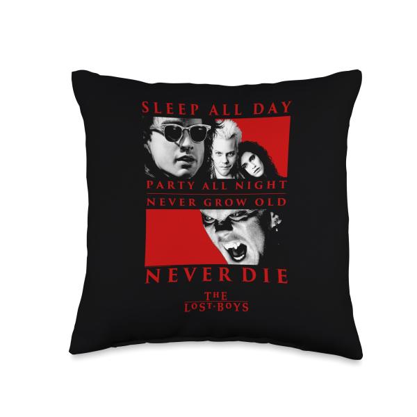 The Lost Boys Never Die Throw Pillow