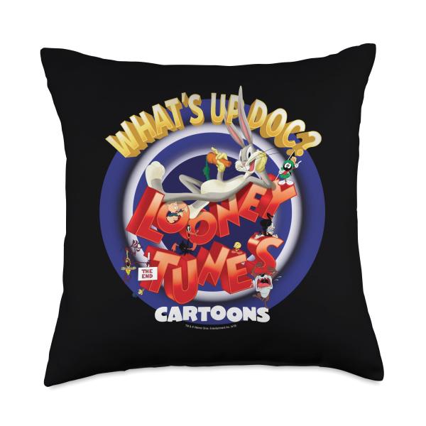 Looney Tunes Bugs Bunny What's Up Doc Throw Pillow