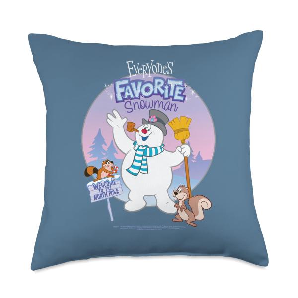 Frosty the Snowman Favorite Throw Pillow