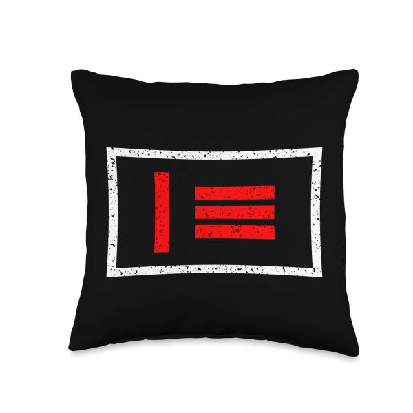 Master Slave Flag BDSM Bondage Pride Kinky Dom Play Throw Pillow