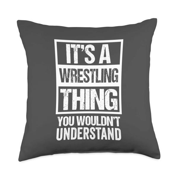 It's A Wrestling Thing You Wouldn't Understand Fan/Fighter Throw Pillow