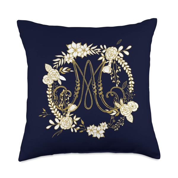 Auspice Maria Blessed Mother Mary Marian Consecration Throw Pillow